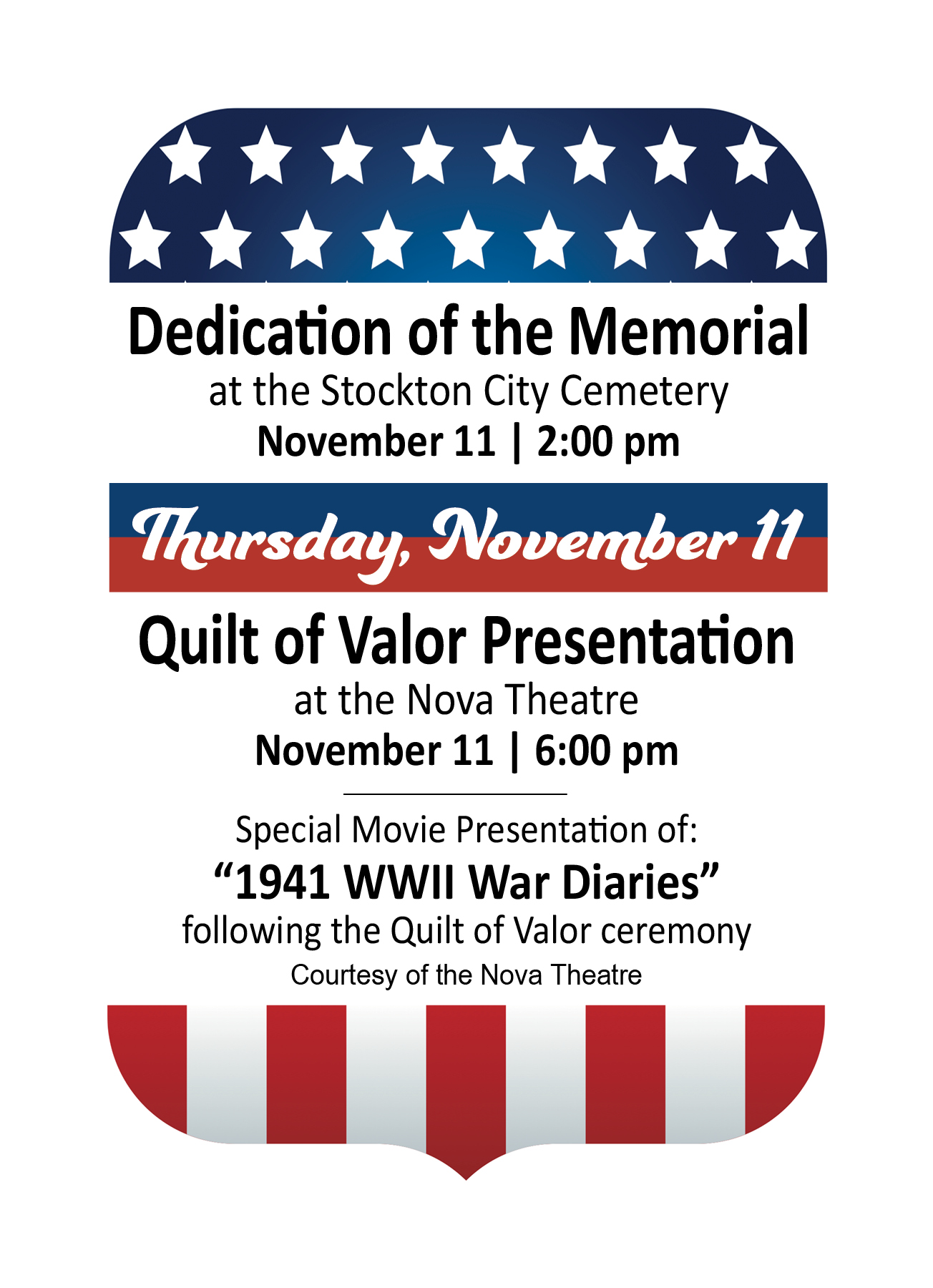 vfw dedication