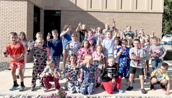 'I MATTER' MONDAY group with their HOCO noisemakers.