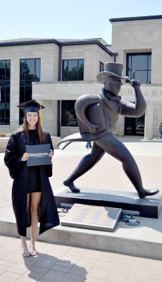 BRECKYN WILLIAMS, daughter of Brad and Mandy Williams of Stockton, graduated from Washburn University on Saturday, May 16, 2026, earning an Associate of Arts degree from the Physical Therapist Assistant program. A 2024 Stockton High School graduate, Breckyn celebrates this next step in her academic and professional journey.
