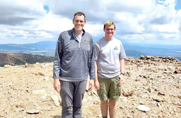 CHRISTOPHER AND RYAN FOGLE OF ANDOVER recently had an experience of a lifetime enjoying the 12-day Philmont backpacking adventure in New Mexico with Scout Troop 533.