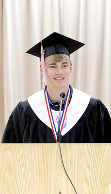 KELDEN RUBOTTOM was named the Salutatorian for the NHS Class of 2026. (Photo Courtesy of Kurt Grafel)