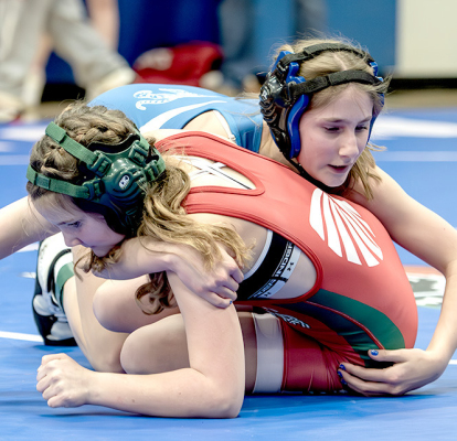 Chloe Kuhlmann vs. Bogel of Smith Center at Stockton Round Robin