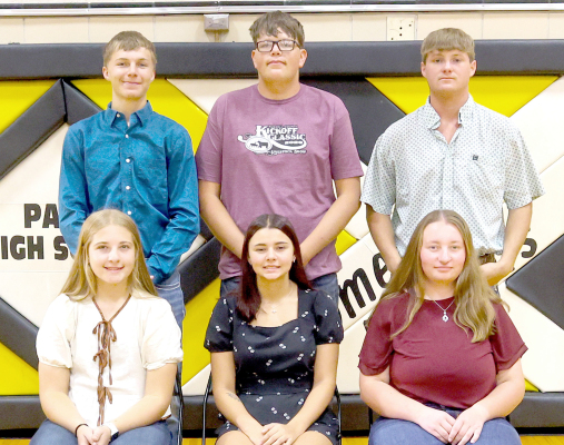 PALCO HIGH SCHOOL will celebrate Homecoming this Friday, with six students selected as the 2026 Homecoming candidates. Pictured are, front row, from left: Brooke Hamel, Sophia Simoneau and Lorene Saindon; and back row, from left: Clay Mitzner, Jay Frakes and Rhett Post. (Photo Coutesy of Sarah Couse)