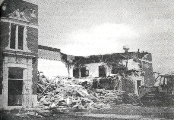 THE “OLD” STOCKTON HIGH SCHOOL BUILDING was demolished in the summer of 1989, taking with it thousands of memories of the students who walked through the halls. The stone blocks that spelled out Stockton High School were saved and became the cornerstone sign that still resides on the front lawn of the school grounds.
