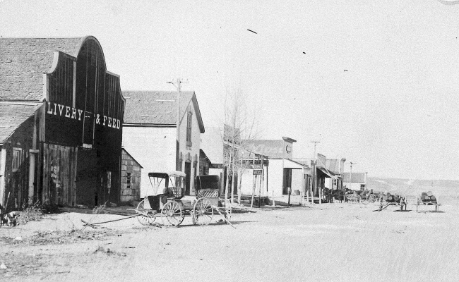 THIS PHOTO IS FROM 1888 and is a snapshot of the town of Webster.Webster was established in the late 1870s along the South Fork Solomon River, originating from two settlements: Webster and Belmont. In the 1950s, the town was relocated due to the construction of Webster Reservoir, which submerged the original site.