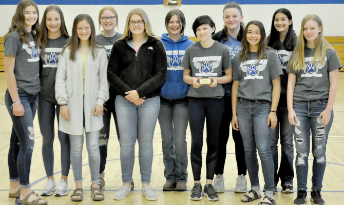 Stockton 8th-grade girls place second at MCEL Track