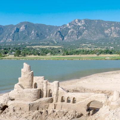 HERE IS THE SAND CASTLE