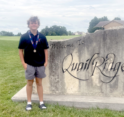 Plainville Golfer Easton Ditter finished 19th at State (Courtesy Photo)