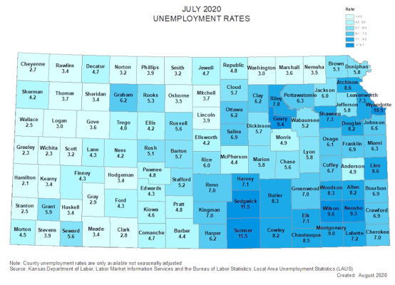 Jobless rates remain high—but flat—across NWKS