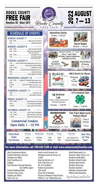 fair schedule