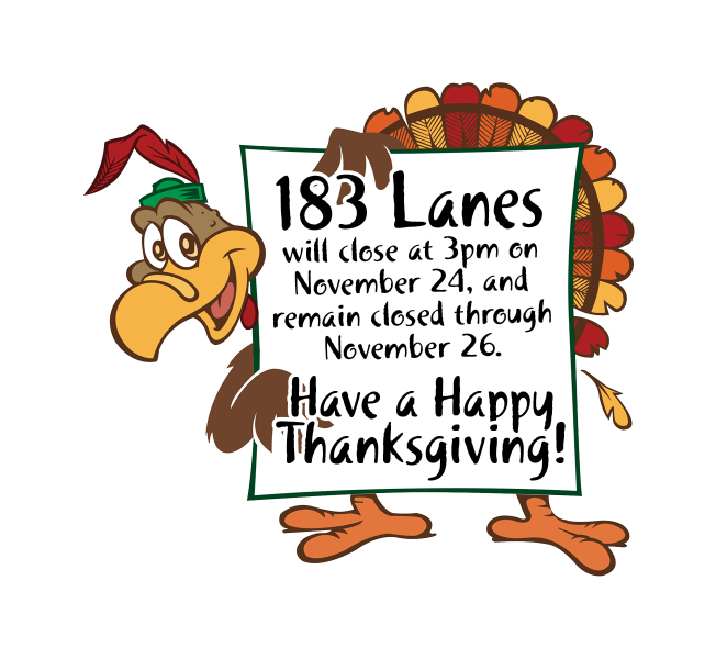 183 lanes