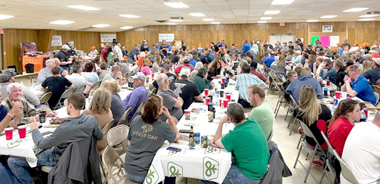 IT WAS A RECORD CROWD at the 2021 annual Solomon Valley Pheasants Forever Banquet held at the St. Thomas Parish Center in Stockton on Saturday, April 10th. After the year-long pandemic restrictions, people were ready to celebrate this worthwhile event.