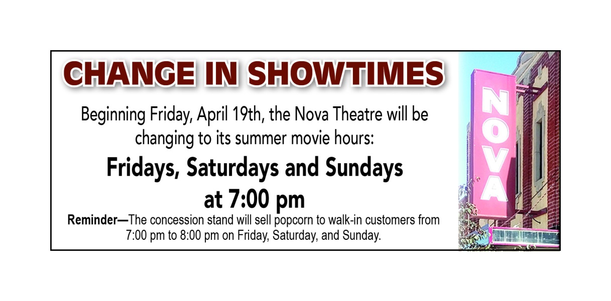 nova show times