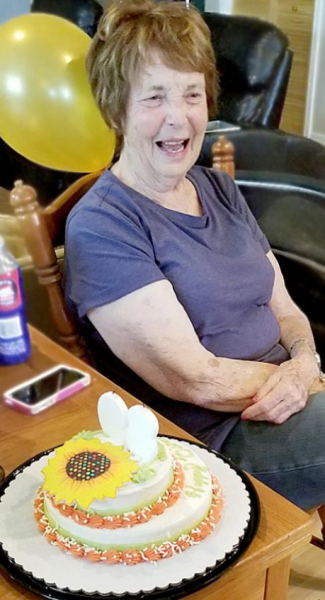 JOAN BALDERSTON was guest of honor last weekend when her family surprised her with a celebration for her 89th birthday.