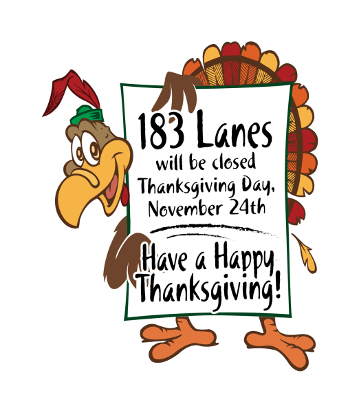183 lanes