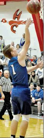TREVOR MILLER, a Tiger senior, scored seven points for Stockton in the season opener at Hill City last Friday.This week the Tigers are competing in the Purple and Gold Basketball Tournament in WaKeeney.