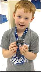 COLE FLOWER placed 2nd at 6 &amp;amp; Under 58 lbs. at the Stacy Runnion Open Wrestling Tournament in Phillipsburg on January 4th.