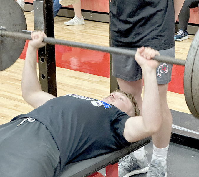Deacon Creighton at Solomon Powerlifting Meet