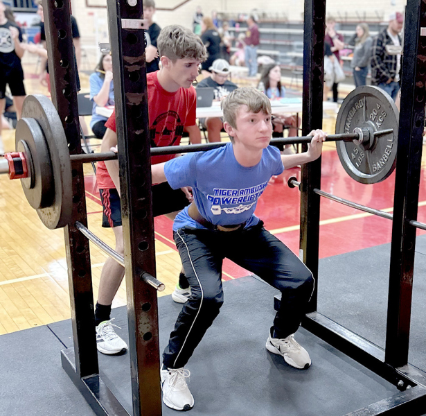 Haden Hahn at Solomon Powerlifting Meet