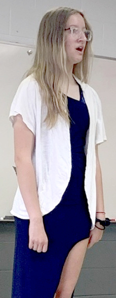 KALEY JONES selected “She’s Like the Swallow” arr. Carl Strommen for her vocal solo at the PTL Music Contest on Wednesday, April 24th. She received a II Rating for her performance. (Courtesy Photo)