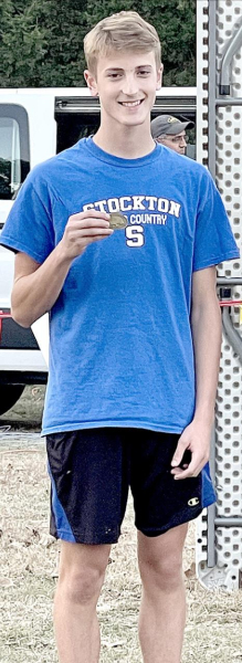 JOHNNY HAMEL was the gold medal winner in both the MCL/ Phillipsburg Invitational races last Thursday in Phillipsburg.