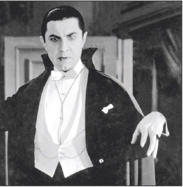 PICTURED is a side-by-side rendition of the real Dracula versus the Hollywood version.