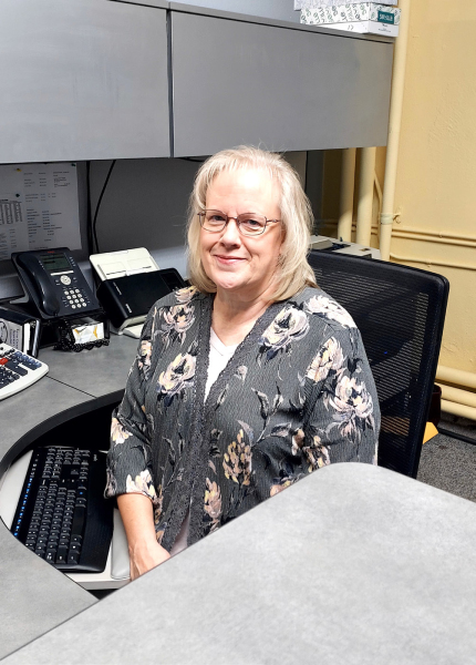 DENISE MURCHIE was sworn in as the new Rooks County Treasurer on Monday, April 1st, by Clerk Laura Montgomery. Murchie will serve the term of Kim Northup, who retired from the position.