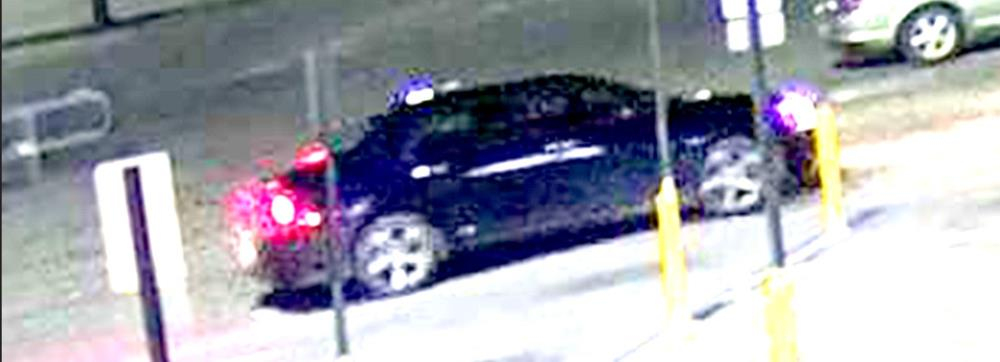 VEHICLE suspected of being stolen from Plainville on March 2