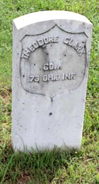 Theodore Clark tombstone