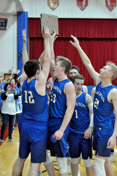 hoisting trophy