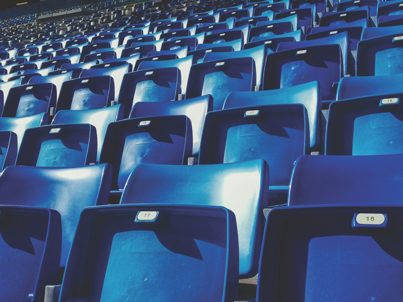 Empty Grandstands