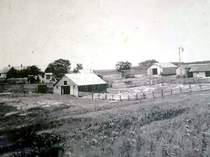 THE ROOKS COUNTY HISTORICAL SOCIETY is looking for old pictures for the first-ever Farm Life Photo Contest. This picture is of the Palmburg homestead south of Zurich.