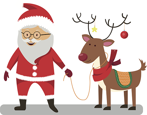 santa's deer ones