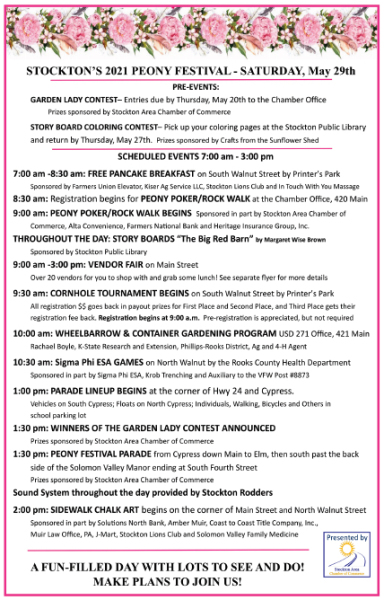 Schedule of Events