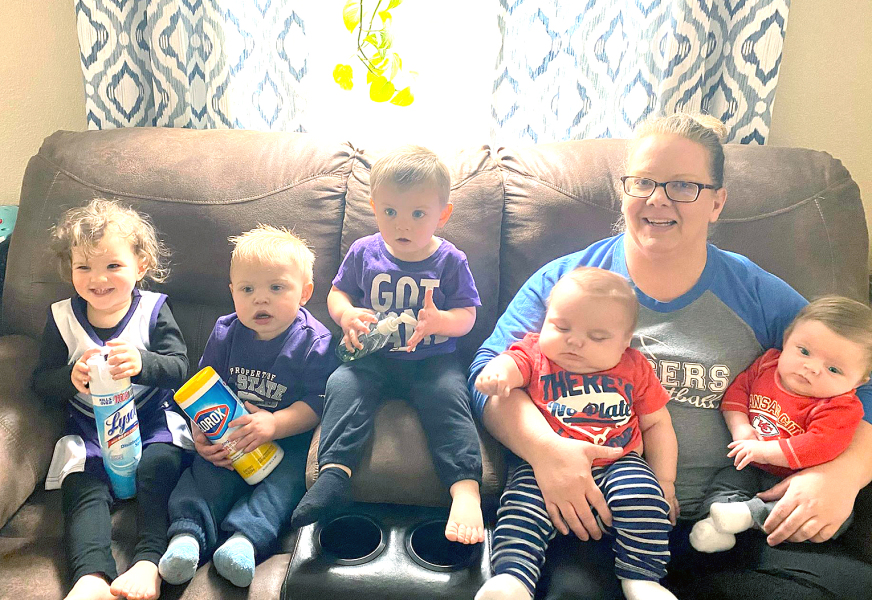 tammy with kids