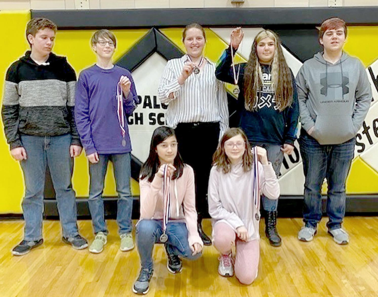 THE SEVENTH-GRADE SCHOLARS BOWL TEAM