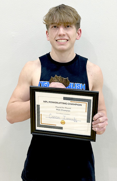 CASON IWANSKI is the Pound for Pound NPL Male Powerlifting Champion.