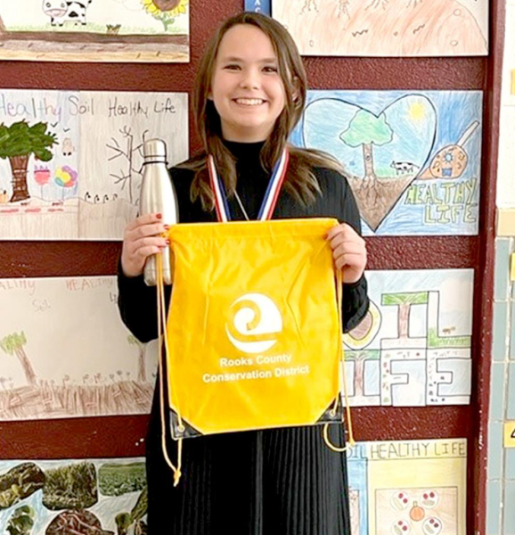 SEVENTH-GRADE Poster Winners from Rooks County for 2021 include 1st Place, Shae Yohon, Stockton Grade School; and 2nd Place, Lorene Saindon, Palco Junior High (not pictured).