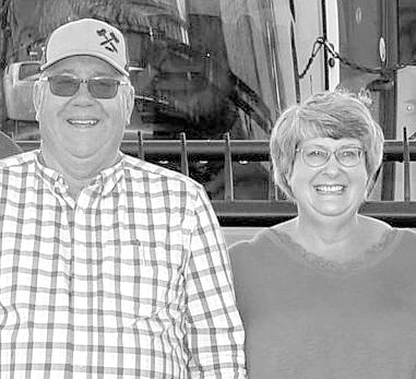 DOUG AND STACEY KEAS were recently honored at the Hilton Garden Inn in Manhattan as part of the 2023 Class of Kansas Master Farmers and Master Farm Homemakers. (Courtesy Photo)