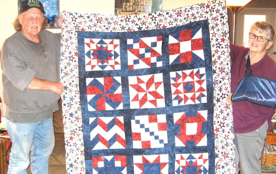 A QUILT OF VALOR CEREMONY