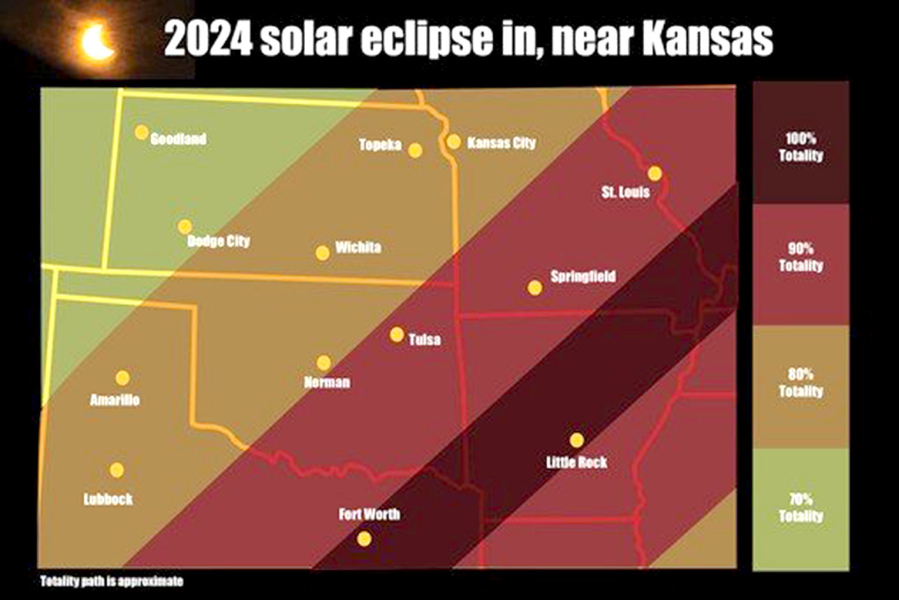 Total solar eclipse to cross North America on April 8