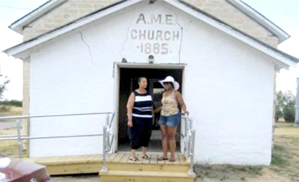 THE HISTORIC AME CHURCH is a highlight when attending the Nicodemus Celebration.