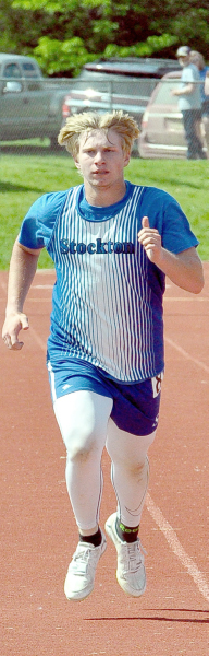 ISAACTHAYER set a new PR in the 200 Meter Dash at the regional track meet held last Thursday in Washington.