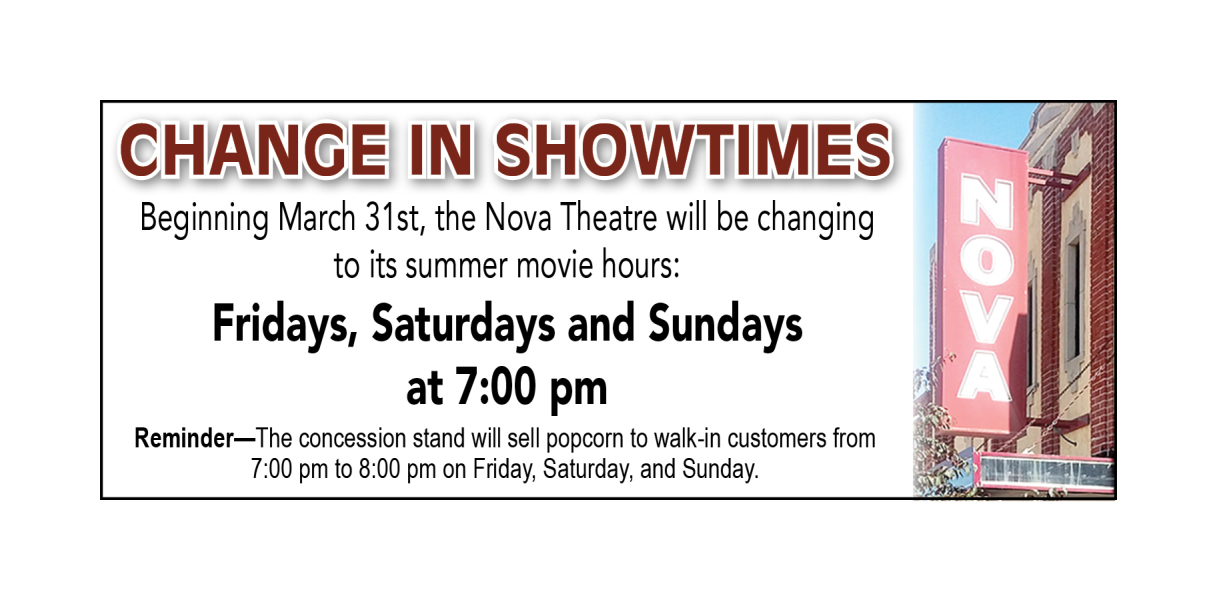 nova change of show times