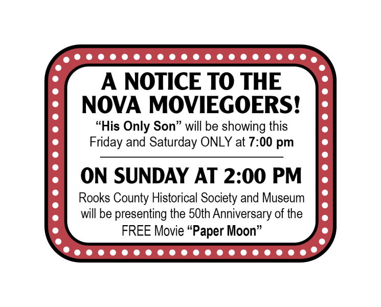 nova notice to moviegoers