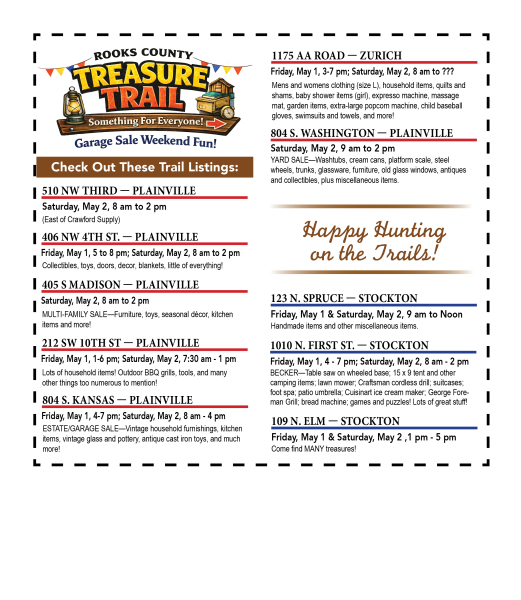 Rooks County Treasure Trail