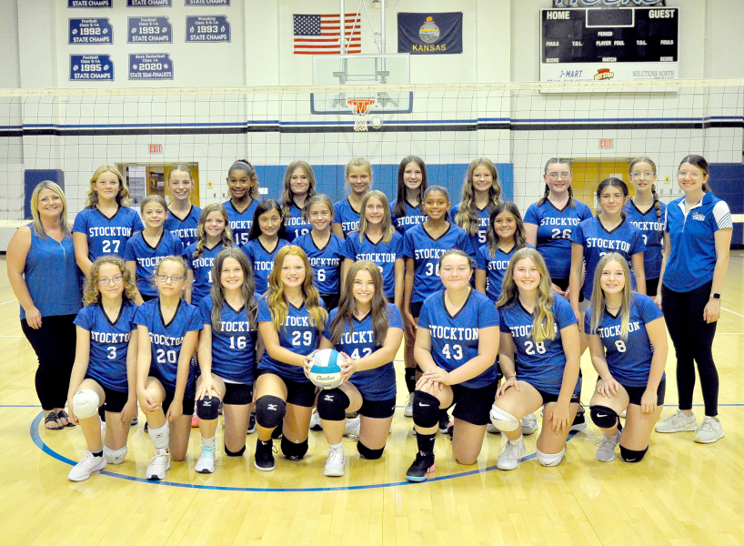THE 2023 STOCKTON JUNIOR HIGH VOLLEYBALL TEAM