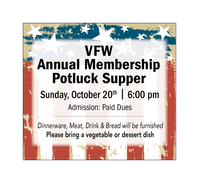 vfw annual membership supper
