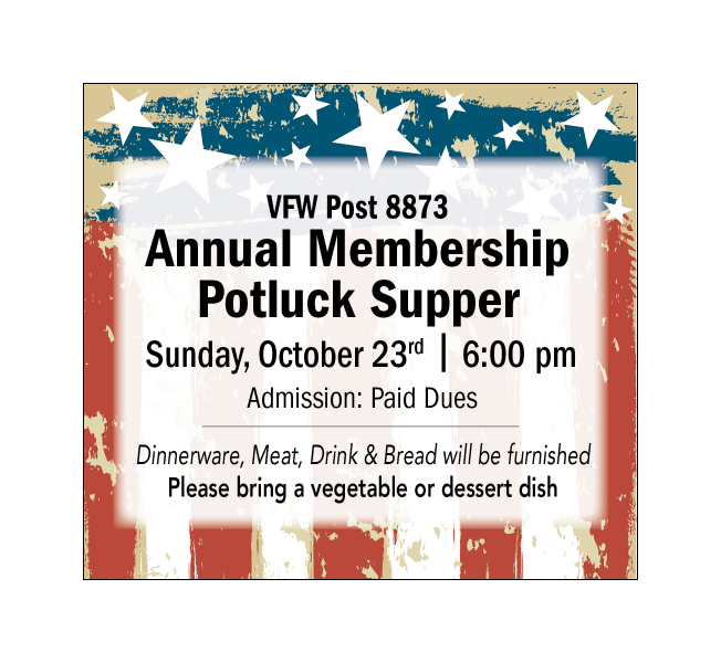VFW Membership Supper