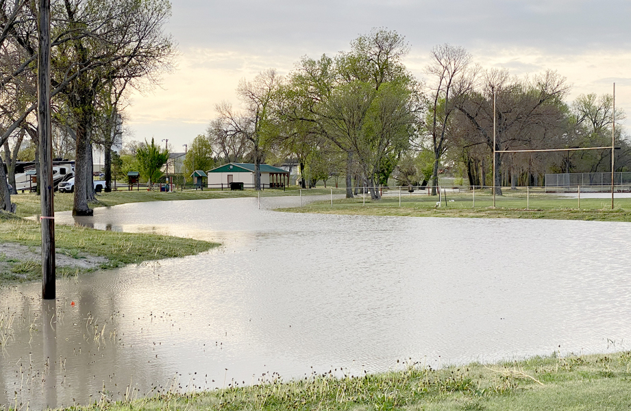 West side of the city park
